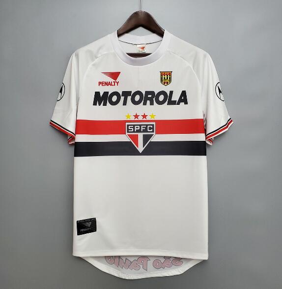 1999-2000 Sao Paulo Retro Home Kit Soccer Jersey